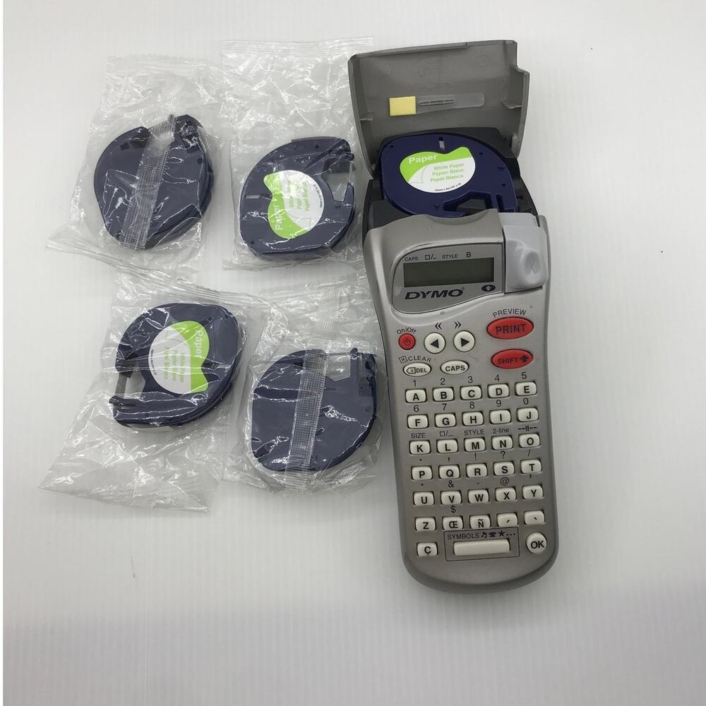 DYMO LetraTag Handheld Portable Label Maker Thermal Printer with Refills